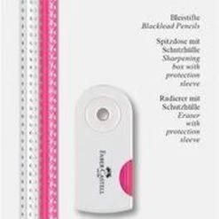 Schrijfset Faber-Castell Sparkle Wit/roze FC-218495