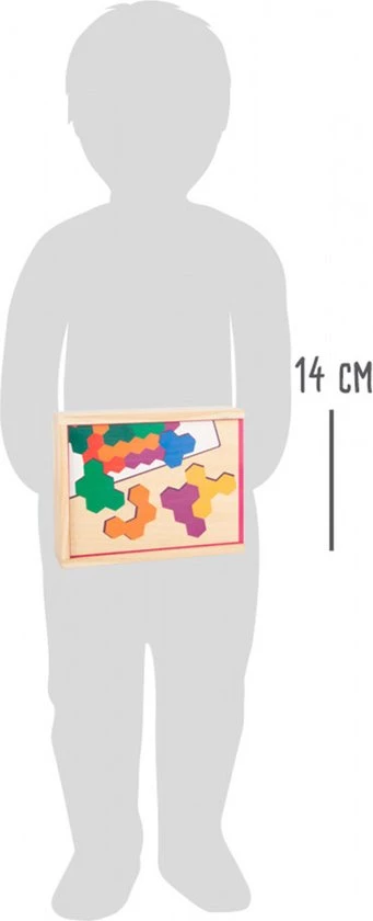 Small Foot Company Small Foot - Hexagon Wooden Puzzle Learning Game 9 Small Foot Company Small Foot - Hexagon Wooden Puzzle Learning Game - Afbeelding 7