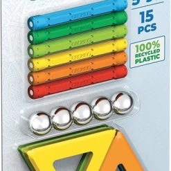 Geomag Supercolor Panels Recycled Blister - 15-delig