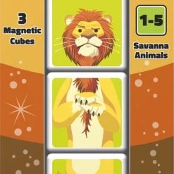 Geomag MagiCube Savanna Animals - 3 Delig -duurzamer-speelgoed Verkoop 397x840