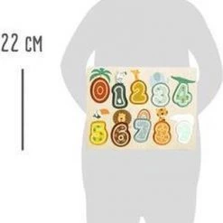 Small Foot Company Small Foot - Numbers Puzzle "Safari" -duurzamer-speelgoed Verkoop 403x840