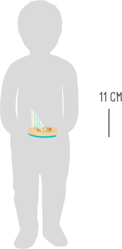 Small Foot Company Small Foot Zeilbootjes Junior Hout/textiel Naturel 3 Stuks 5 Small Foot Company Small Foot Zeilbootjes Junior Hout/textiel Naturel 3 Stuks - Afbeelding 3