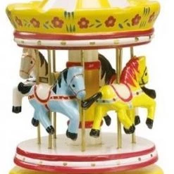 Small Foot Company Small Foot Muziekdoos - Draaimolen - Geel