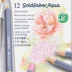 Faber-Castell - Aquarelpotlood -Goldfaber - Blik 12st. - Pastel - FC-114622 -duurzamer-speelgoed Verkoop 460x840