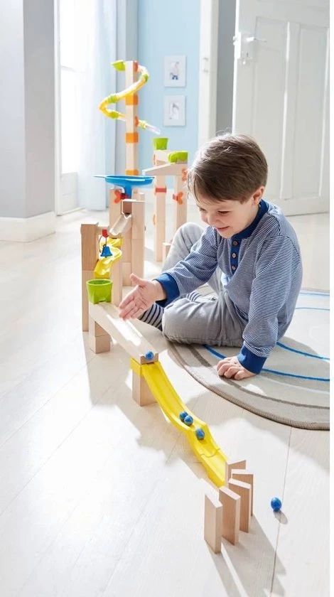 Haba Knikkerbaan - Uitbreidingsset - Stop And Go 4 Haba Knikkerbaan - Uitbreidingsset - Stop And Go - Afbeelding 2