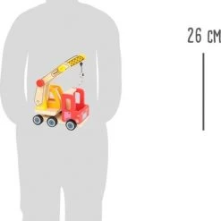 Small Foot Company Houten Hijskraan Truck - Rood -duurzamer-speelgoed Verkoop 482x840 4