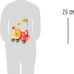 Small Foot Company Houten Hijskraan Truck - Rood -duurzamer-speelgoed Verkoop 483x840 3