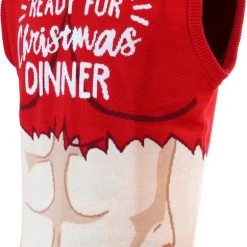 JAP Christmas JAP Foute Kerst Spencer - Ready For Christmas Dinner - Kersttrui Dames & Heren - Kerstcadeau - XXL - Rood -duurzamer-speelgoed Verkoop 484x840 1