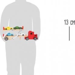 Small Foot Company Autotransport Truck -duurzamer-speelgoed Verkoop 491x840 3