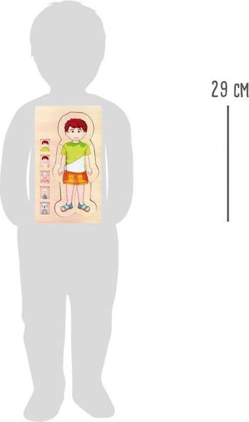 Small Foot Company Small Foot Houten Puzzel Anatomie Tim 5 Small Foot Company Small Foot Houten Puzzel Anatomie Tim - Afbeelding 3