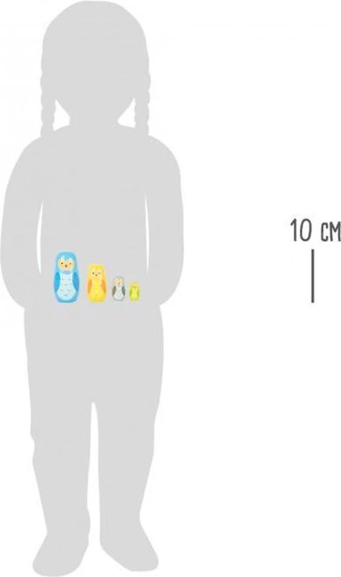 Small Foot Company Small Foot - Owl Family Matryoshka 7 Small Foot Company Small Foot - Owl Family Matryoshka - Afbeelding 5