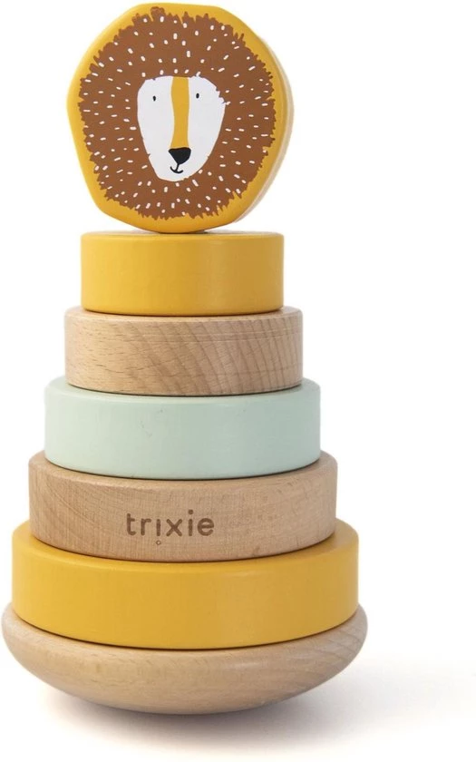 Trixie Houten Stapeltoren | Mr. Lion | Stacking Toy | Tower | Leeuw | Speelgoed 3 Trixie Houten Stapeltoren | Mr. Lion | Stacking Toy | Tower | Leeuw | Speelgoed