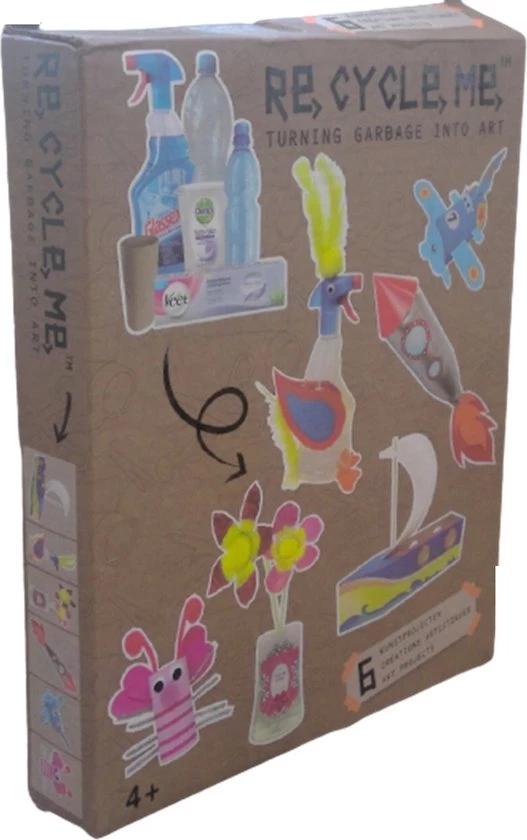 Re-Cycle-Me™ Re Cycle Me Set - Maak 6 Projecten Om Te Knutselen 3 Re-Cycle-Me™ Re Cycle Me Set - Maak 6 Projecten Om Te Knutselen