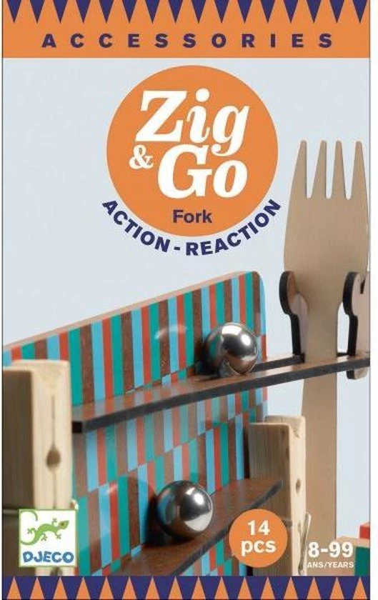 Djeco Zig & Go 14 Stuks Vork 4 Djeco Zig & Go 14 Stuks Vork - Afbeelding 2