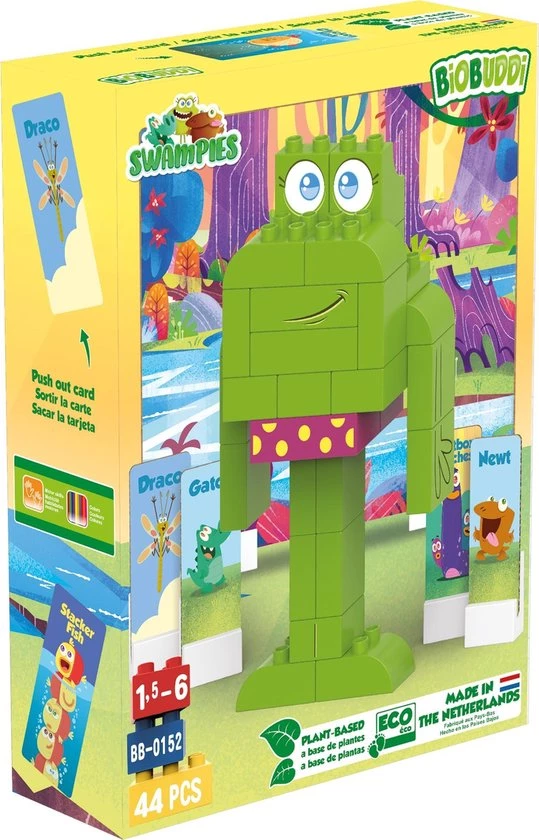 BiOBUDDi Swampies - Ribby - 44 Delig - Past Op Duplo - Jongens En Meisjes - Speelgoed - Cadeau Tip !! 3 BiOBUDDi Swampies - Ribby - 44 Delig - Past Op Duplo - Jongens En Meisjes - Speelgoed - Cadeau Tip !!