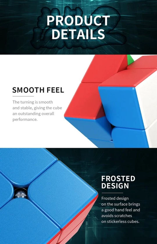 Moyu Meilong 2x2 En 3x3 Pakket - Speedcube 13 Moyu Meilong 2x2 En 3x3 Pakket - Speedcube - Afbeelding 11