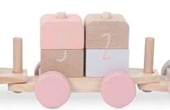 Jollein Houten Speelgoedtrein - Pink