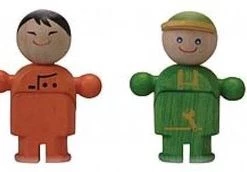 Plantoys Plan Toys Plan City Houten Speelstad Poppentjes Winkeliers