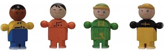 Plantoys Plan Toys Plan City Houten Speelstad Poppentjes Winkeliers 3 Plantoys Plan Toys Plan City Houten Speelstad Poppentjes Winkeliers