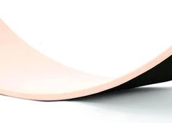 Wobbel XL Blank Gelakt Balansbord Wilde Rozen