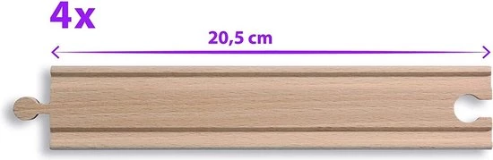 Eichhorn Recht Spoor Lang, 4st. 6 Eichhorn Recht Spoor Lang, 4st. - Afbeelding 4