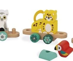 Janod Tropik - Trekfiguur Trein Tropen Express -duurzamer-speelgoed Verkoop 550x206