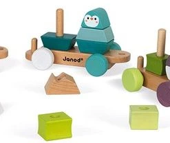 Janod X WWF - De Dierentrein Met Tijger, Panda En Pinguïn -duurzamer-speelgoed Verkoop 550x208