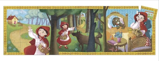 Djeco Puzzel Roodkapje (36 Stukjes) 4 Djeco Puzzel Roodkapje (36 Stukjes) - Afbeelding 2