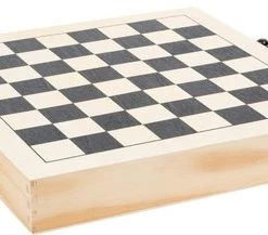 Small Foot Company Small Foot - Chess, Draughts & Nine Men's Morris Game Set 12 Small Foot Company Small Foot - Chess, Draughts & Nine Men's Morris Game Set -duurzamer-speelgoed Verkoop 550x217 1