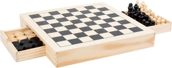 Small Foot Company Small Foot - Chess, Draughts & Nine Men's Morris Game Set 5 Small Foot Company Small Foot - Chess, Draughts & Nine Men's Morris Game Set - Afbeelding 3