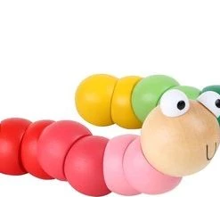 Legler Flexibele Rups Roze-Geel 1 Maal