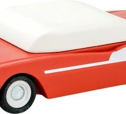 Mr. Dendro - Houten Speelgoed Auto - The Hot One - 12,5cm - Houten Speelgoed Vanaf 3 Jaar