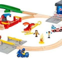 BRIO Reddingsteam Treinset - 36025 - Treinbaan