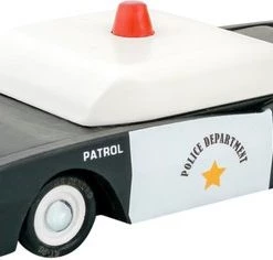 Mr. Dendro - Politie Auto - Grote Speelgoedauto 12,5cm - Houten Speelgoed Auto Vanaf 3 Jaar