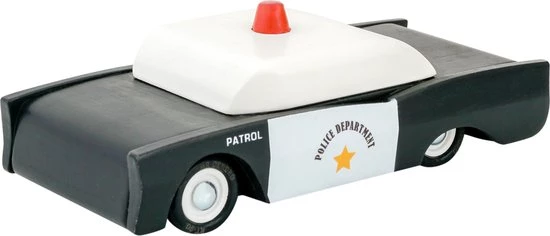 Mr. Dendro - Politie Auto - Grote Speelgoedauto 12,5cm - Houten Speelgoed Auto Vanaf 3 Jaar 3 Mr. Dendro - Politie Auto - Grote Speelgoedauto 12,5cm - Houten Speelgoed Auto Vanaf 3 Jaar