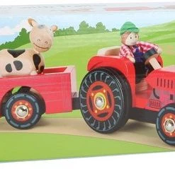 Small Foot Company Small Foot Tractor Met Trailer Hout 4-delig -duurzamer-speelgoed Verkoop 550x239 5
