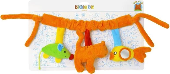 Happy Horse Dikkie Dik Wagenspanner - Oranje - Baby Cadeau 4 Happy Horse Dikkie Dik Wagenspanner - Oranje - Baby Cadeau - Afbeelding 2