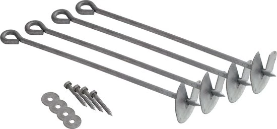 AXI Baby Schommel In Grijs/Wit Met Zitje In Grijs/Wit - FSC Hout - Babyschommel Voor Kindjes Van 9-36 Maanden - Met 4 Grondankers 7 AXI Baby Schommel In Grijs/Wit Met Zitje In Grijs/Wit - FSC Hout - Babyschommel Voor Kindjes Van 9-36 Maanden - Met 4 Grondankers - Afbeelding 5