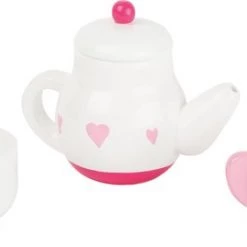 Small Foot Company Thee Speelset Hartjes - Houten Speelgoed Vanaf 3 Jaar