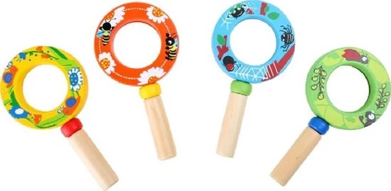 Small Foot Company Insectenkijker Houten Loep Met Setje Tuinhandschoenen Kind 5 Small Foot Company Insectenkijker Houten Loep Met Setje Tuinhandschoenen Kind - Afbeelding 3