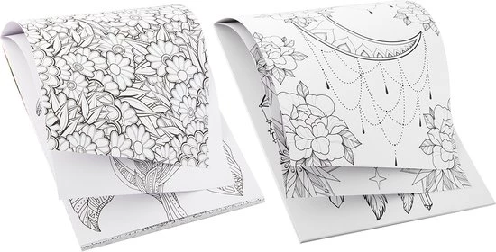 Craft Sensations Colouringbook For Adults | Set Van 2 | Geschikt Voor Markers En Kleurpotloden | 250 Grams Papier | Elk Kleurboek Voorzien Van 20 Pagina's | Kleurboek Voor Volwassenen | 40 Designs In Totaal 5 Craft Sensations Colouringbook For Adults | Set Van 2 | Geschikt Voor Markers En Kleurpotloden | 250 Grams Papier | Elk Kleurboek Voorzien Van 20 Pagina's | Kleurboek Voor Volwassenen | 40 Designs In Totaal - Afbeelding 3