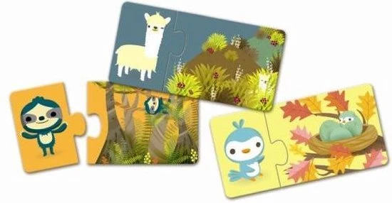 Djeco Puzzel Duo - Verstoppertje - 12 X 2 Stukjes 4 Djeco Puzzel Duo - Verstoppertje - 12 X 2 Stukjes - Afbeelding 2