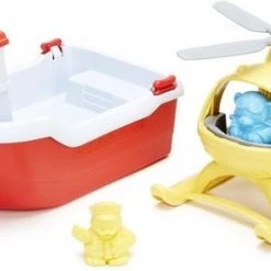 Green Toys Speelgoed Speelgoed Reddingsboot Met Helicopter - Green Toys -duurzamer-speelgoed Verkoop 550x288 4