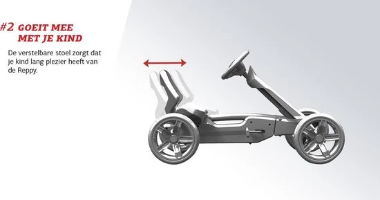 BERG Reppy Rebel Skelter - Grijs/Rood - Met Soundbox - 2,5 Tot 6 Jaar 12 BERG Reppy Rebel Skelter - Grijs/Rood - Met Soundbox - 2,5 Tot 6 Jaar - Afbeelding 10