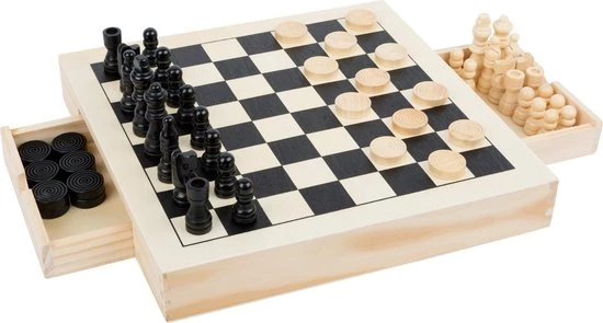 Small Foot Company Small Foot - Chess, Draughts & Nine Men's Morris Game Set 3 Small Foot Company Small Foot - Chess, Draughts & Nine Men's Morris Game Set