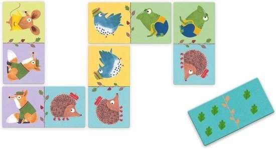 Djeco Domino Dieren +3jr 5 Djeco Domino Dieren +3jr - Afbeelding 3