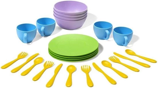 Green Toys Eet Servies 3 Green Toys Eet Servies