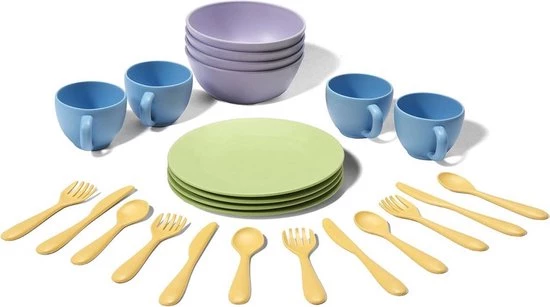 Green Toys Eet Servies 8 Green Toys Eet Servies - Afbeelding 6
