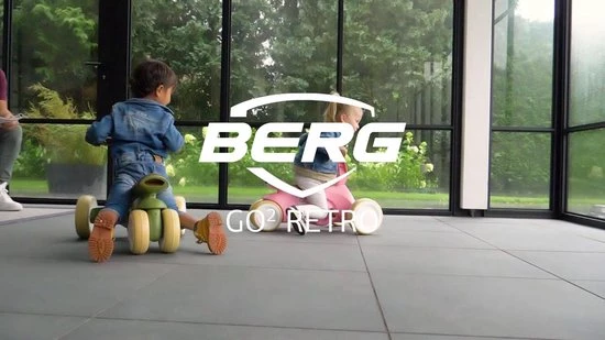 BERG GO? Retro Loopauto - Roze - Voor Kinderen Van 10 Tot 30 Maanden 4 BERG GO? Retro Loopauto - Roze - Voor Kinderen Van 10 Tot 30 Maanden - Afbeelding 2