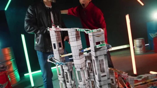 Marble Racetrax Circuit Set Knikkerbaan - Racebaan - 32 Sheets 5 Meter 4 Marble Racetrax Circuit Set Knikkerbaan - Racebaan - 32 Sheets 5 Meter - Afbeelding 2